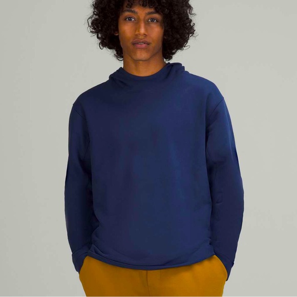 lululemon athletica | Shirts | Lululemon French Terry Oversized Hoodie  Night Sea Blue Sweatshirt Top Pullover | Poshmark